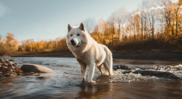 Siberian Husky White